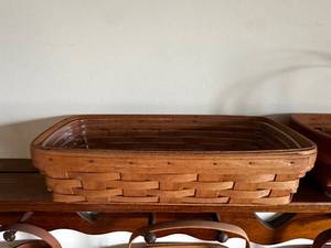 lot 405 image: Longaberger Basket Collection Including Heart and Horizon of Hope Baskets