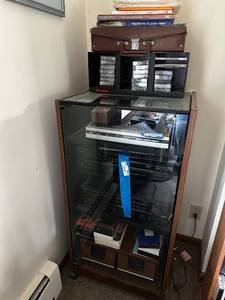 lot 426 image: Vintage Audio Cabinet Contents not included