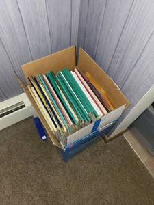 lot 479 image: Collection of Notebooks and Writing Pads in Cardboard Box