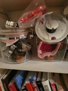 lot 515 image: Large Collection of Various Cookie Cutters and Baking Tools