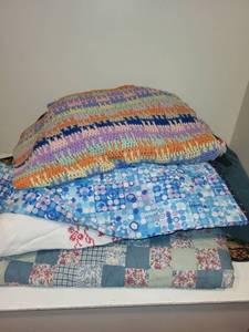 lot 540 image: Lot of Assorted Handmade Quilts and Throws