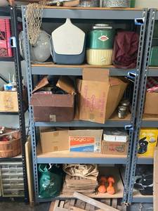 lot 638 image: Metal Shelving Unit