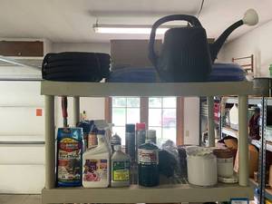 lot 644 image: Collection of Lawn Care and Cleaning Supplies