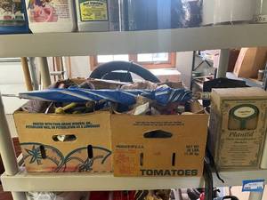 lot 645 image: Assorted Garage Tools and Supplies