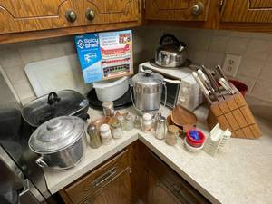 lot 703 image: Assorted Kitchenware Collection with Krups Toaster Oven and Storage Containers