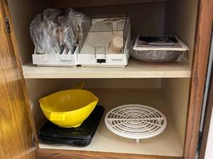 lot 704 image: Cuisinart Kitchen Accessories and Storage Shelves Set