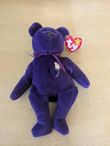 lot 174 image: Ty Beanie Baby Princess Diana Bear - Rare Edition