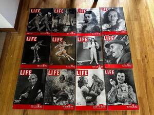 lot 563 image: Set of 12 Vintage LIFE Magazines from 1940s