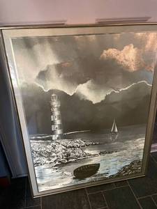 lot 41 image: J Hardelin Manifestations Artwork in Frame