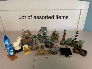 lot 72 image: Collection of 15 Assorted Coastal and Nautical Figurines