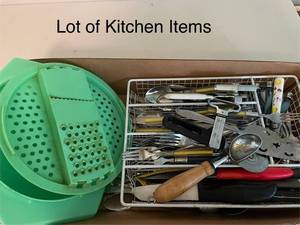 lot 76 image: Collection of Kitchen Utensils and Strainers