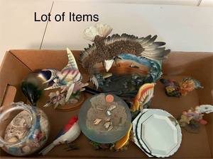 lot 85 image: Collection of Marine-themed Figurines and Decor