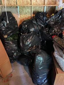 lot 119 image: Assorted Artificial Christmas Trees in Storage Bags - TAKE WHAT YOU WANT