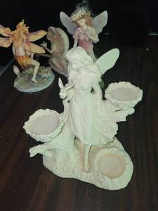 lot 233 image: Set of 4 PartyLite Fairy Figurines
