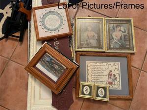 lot 281 image: Lot of 8 Framed Pictures and Artworks