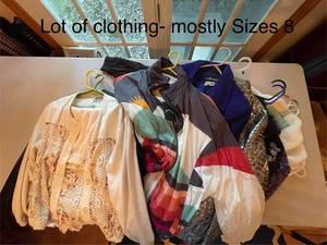lot 305 image: Lot of Womens Clothing - Mostly Size 8, Various Styles