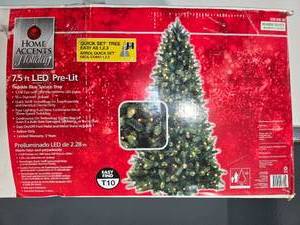 7.5ft LED Pre-Lit Twinkle Blue Spruce Tree