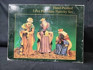 Hand-Painted Porcelain Nativity Sets