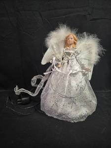 lot 43 image: Christmas Tree Topper Angel and Holiday Skirt