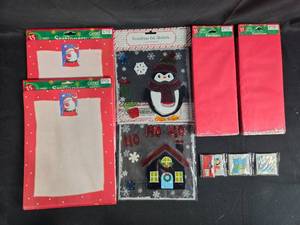 lot 59 image: Christmas Stationery and Decoration Set