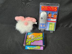 lot 126 image: Collection of Party and Science Games with Plush Bunny