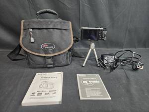 lot 129 image: Pentax MX-1 Digital Camera Bundle with Lowepro Bag and Accessories