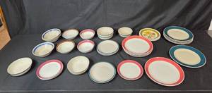 lot 180 image: Collection of Gibson Dinnerware Set - Plates and Bowls