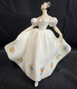 lot 215 image: Royal Doulton Kate HN2789 Bone China Figurine