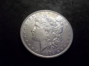 lot 3 image: 1879 Morgan Silver Dollar