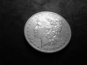 lot 5 image: 1879 S Morgan Silver Dollar