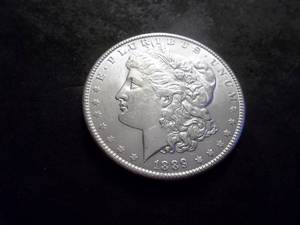 lot 14 image: 1889  Morgan Silver Dollar