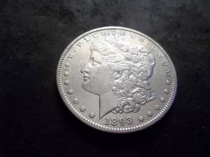 lot 16 image: 1893 O  Morgan Silver Dollar