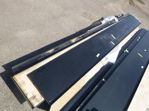 lot 20 image: 3 Pieces of Black Powdered Coated Steel ShelvingCountertop