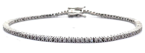 lot 25 image: Scintillating 1 Carat Diamond Classic Tennis Bracelet