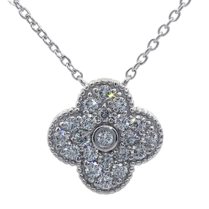 lot 27 image: 0.66 Carat Pav Diamond Pendant Necklace VIDEO