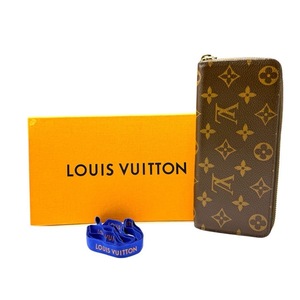 lot 7E image: Louis Vuitton Monogram Rose Ballerine Zippy Wallet Pre-Owned Retail $1,400