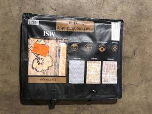 lot 47 image: MSI Machine Washable Area Rug  Customer Returns See Pictures