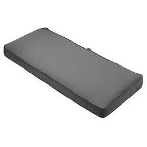 lot 58 image: Classic Accessories Montlake FadeSafe Light Charcoal 48 in. x 18 in. Outdoor Bench Cushion Customer Returns See Pictures