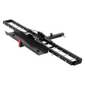 lot 10 image: SKYSHALO Motorcycle Carrier, 600 lbs. Steel Motorcycle Carrier Hitch Mount with Loading Ramp, Scooter Dirt Bike Trailer Hauler    Customer Returns See Pictures
