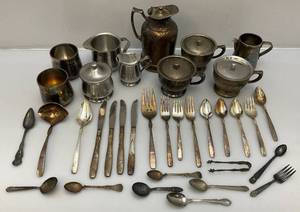 lot 11 image: Vintage Misc. Silver Plated Items Including Thorner Bros. And More