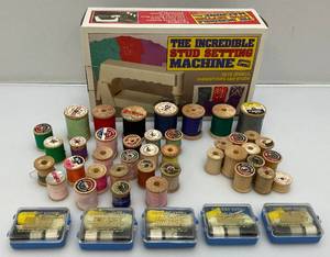 lot 17 image: Misc. Sewing Items Including Stud Setting Machine & More