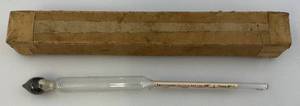 lot 57 image: Vintage German Hydrometer Proof & Tralles Scale Temp. 60 Degrees Farhenheit In Original Box