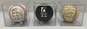 lot 58 image: Misc. Autographed Baseballs & More (In Protective Cases)