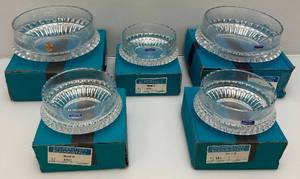lot 59 image: Misc. Vintage Gorham Crystal Items In Original Boxes