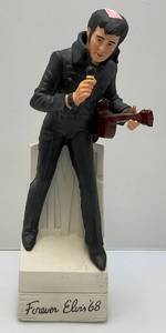 lot 80 image: Vintage McCormick Straight Bourbon Elvis Collectible Musical Decanter