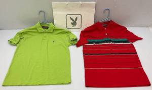 lot 103 image: Vintage Playboy Shirts Size L & More