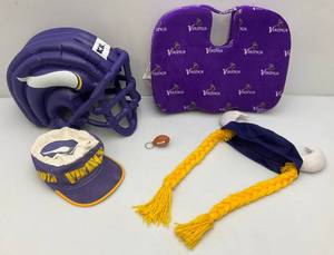 lot 113 image: Vintage Misc. Minnesota VIKINGS Stadium Items