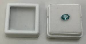 lot 158 image: 1.14 CT Blue Ziron (In Protective Case)