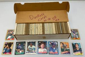 lot 180 image: Misc. Unsorted 1980s Baseball Cards