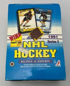 lot 192 image: 1991 Score NHL Series 2 Sealed Box